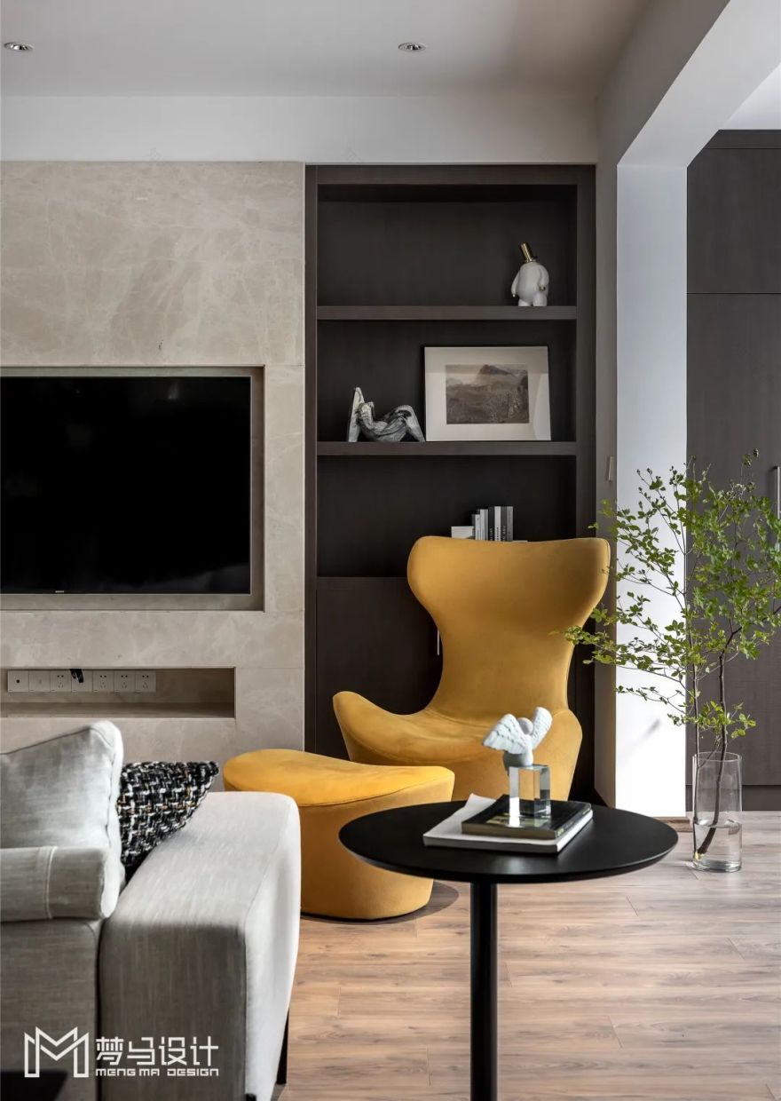 梦马设计·现代简约的人文之家-28