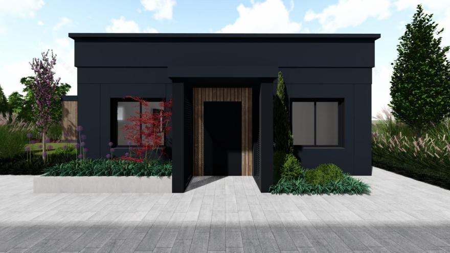 小房子旁的简约花园丨波兰丨Ewa Kloc(景观建筑师)-0