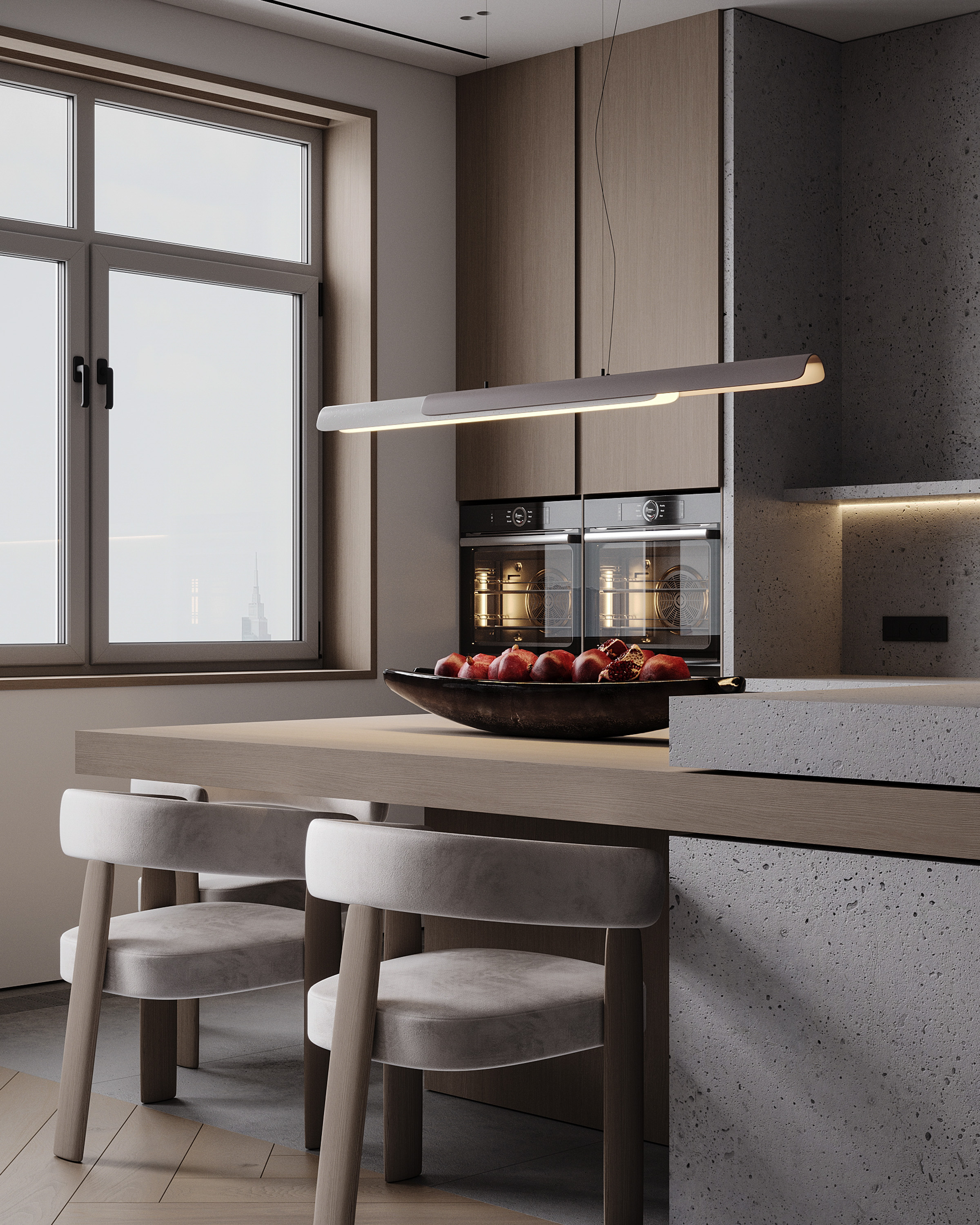 Visualization of the kitchen living room-8