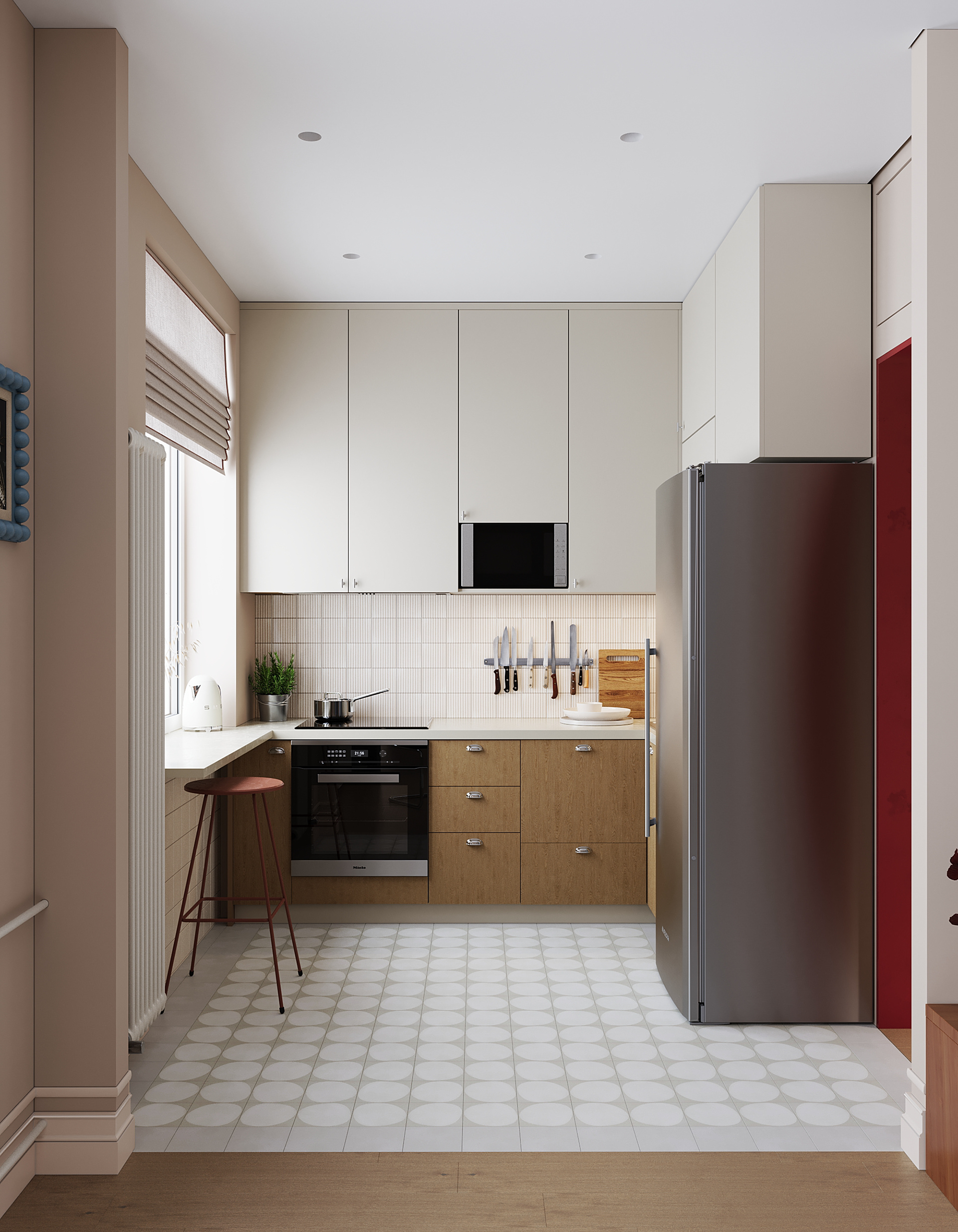 Unnatov（Юннатов）公寓设计项目丨俄罗斯莫斯科丨设计师萨沙·米哈伊洛娃-10