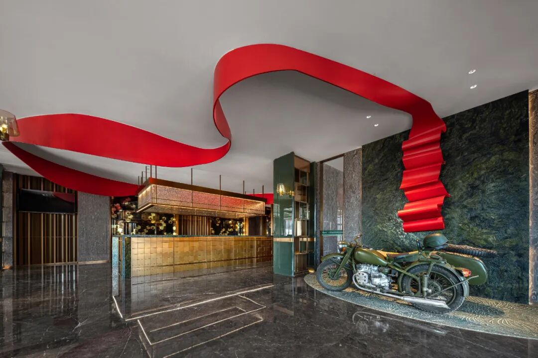 JDKJDesign｜北京·軍中綠花酒店：科技象徵美學與軍旅情懷的交融-19