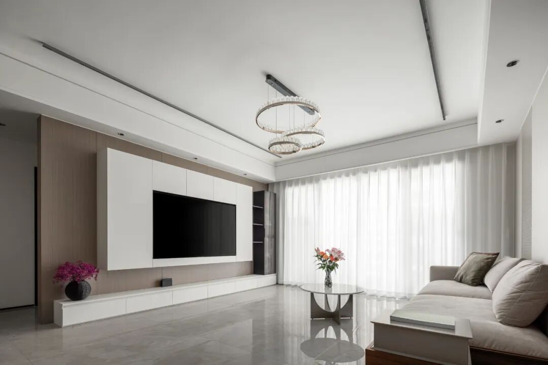 150㎡意式极简风大平层，简简单单的婚房，却越住越爱！-10