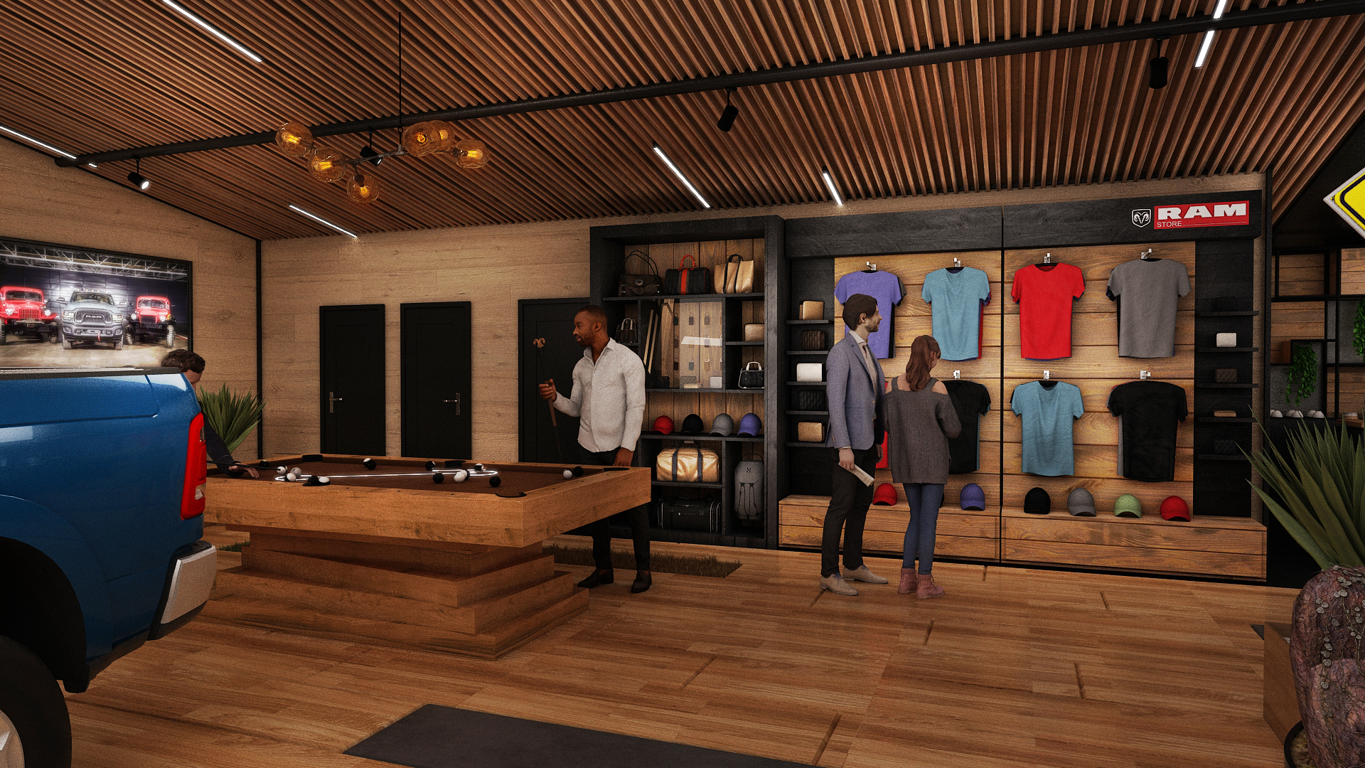 Flagship Dodge Ram - Espaço Construído-16