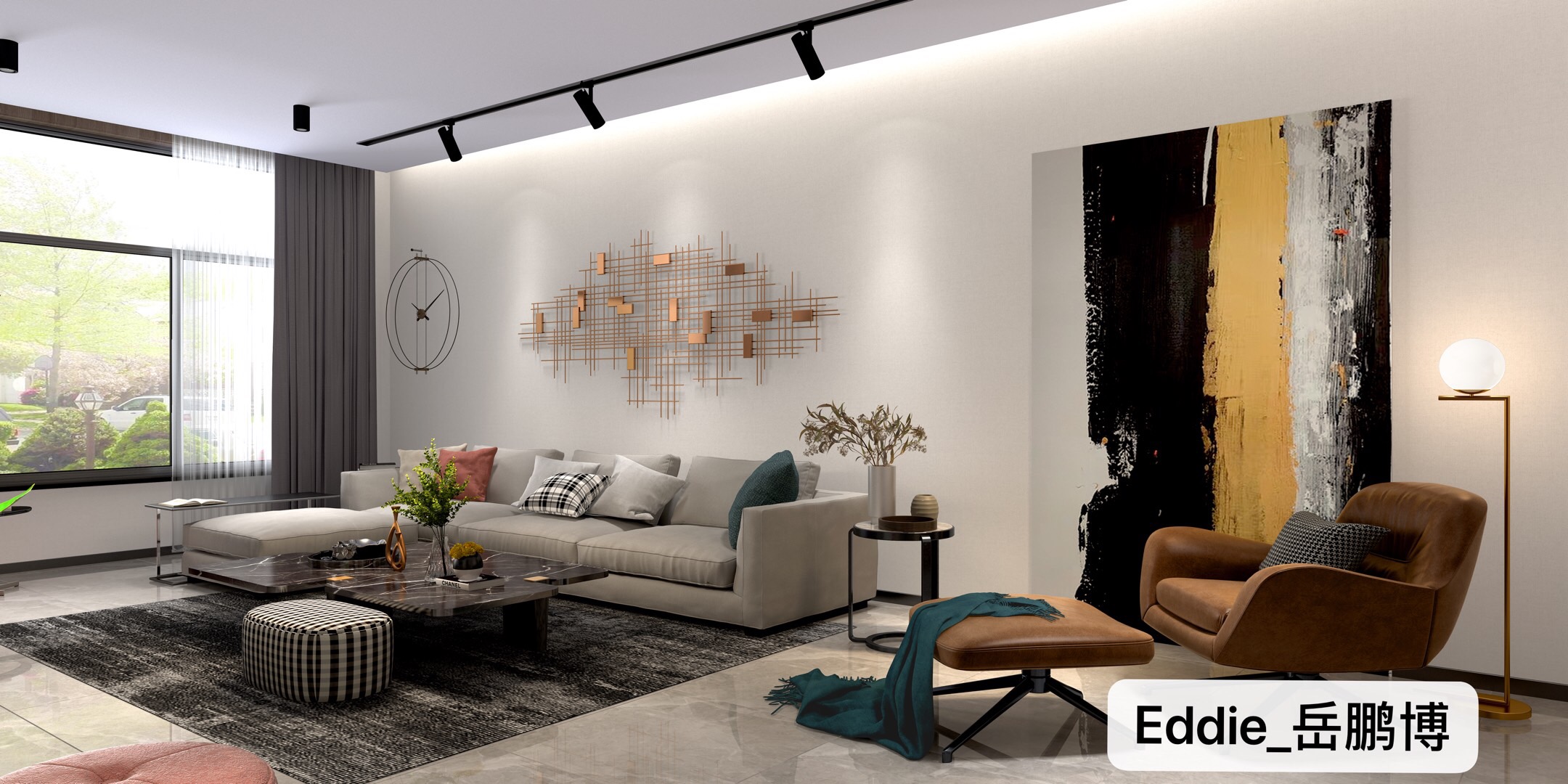 三线城市奢华家居梦 | 200 平米现代轻奢空间-10