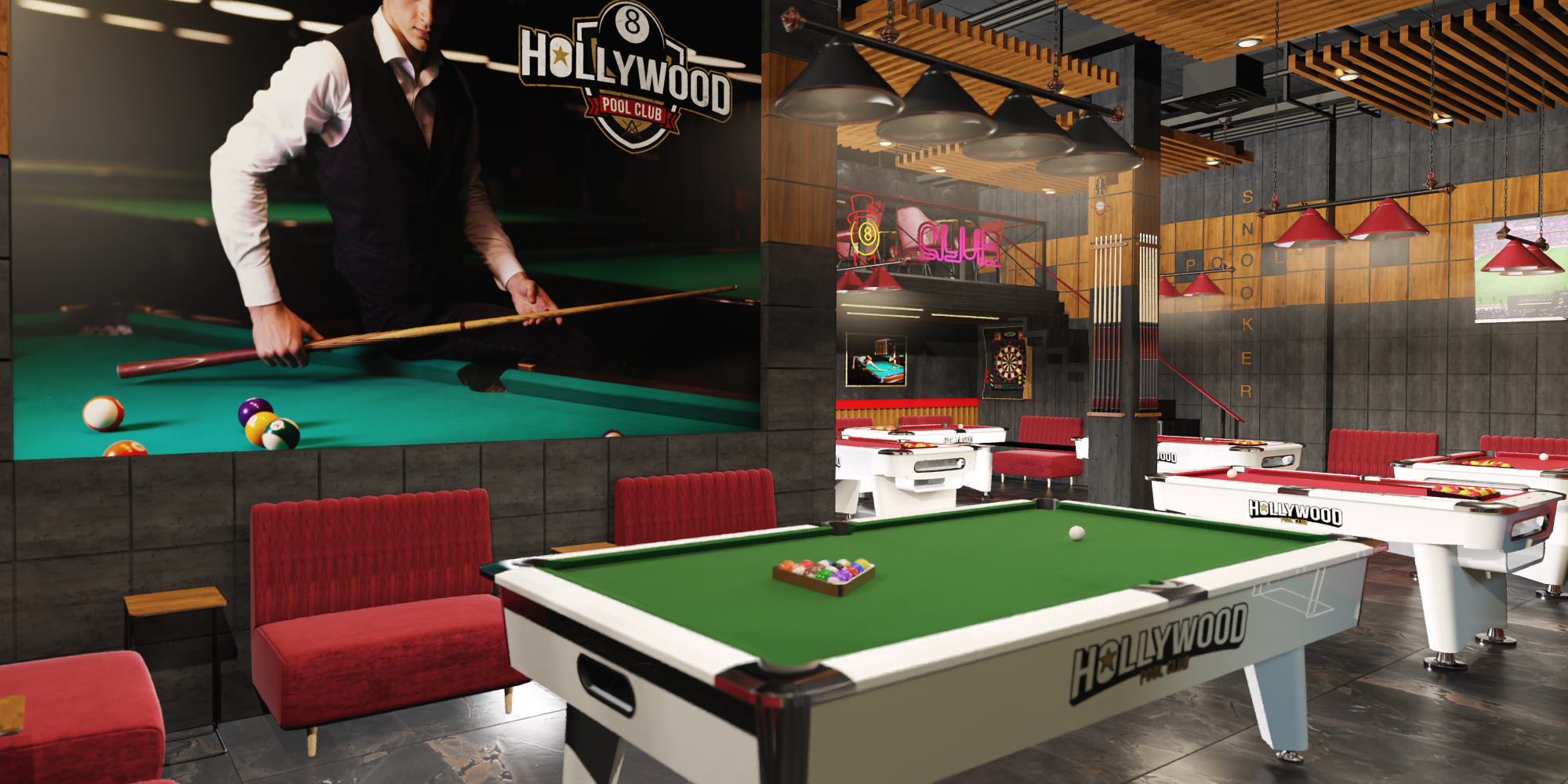 台球俱乐部 3D-6