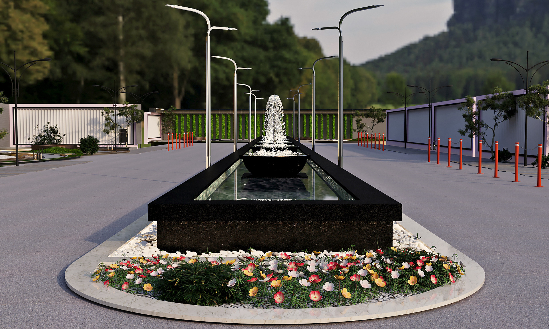 Parsian Esteghlal Int Hotel 喷泉池设计丨伊朗德黑兰丨AEonic Design-5