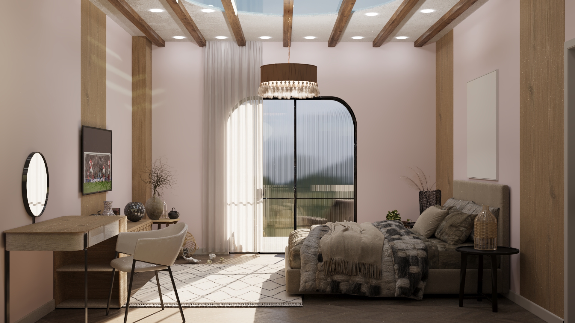 bohomodern bedroom-0