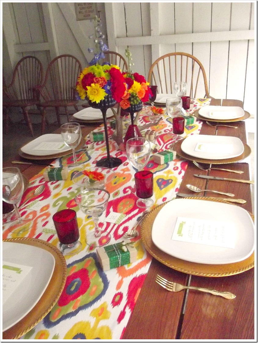 Ikat灵感婚礼桌景布置丨EightTreeStreet,Simply Designed-27