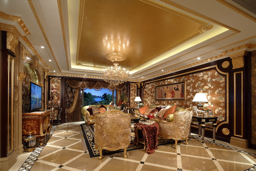 泉州浦西万达公馆 豪华欧式样板房-44