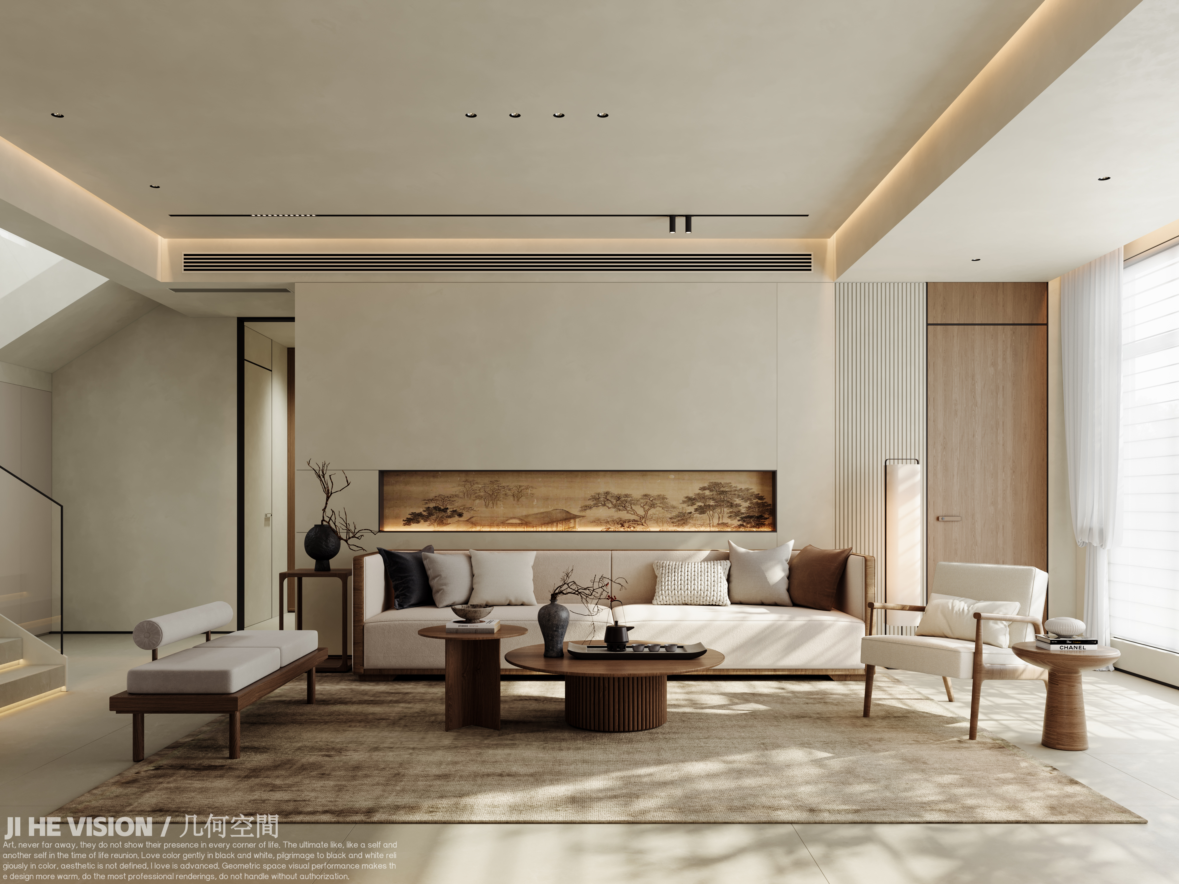 几何空间视觉表现 | 悠然南山别墅宋式美学空间（1）-0