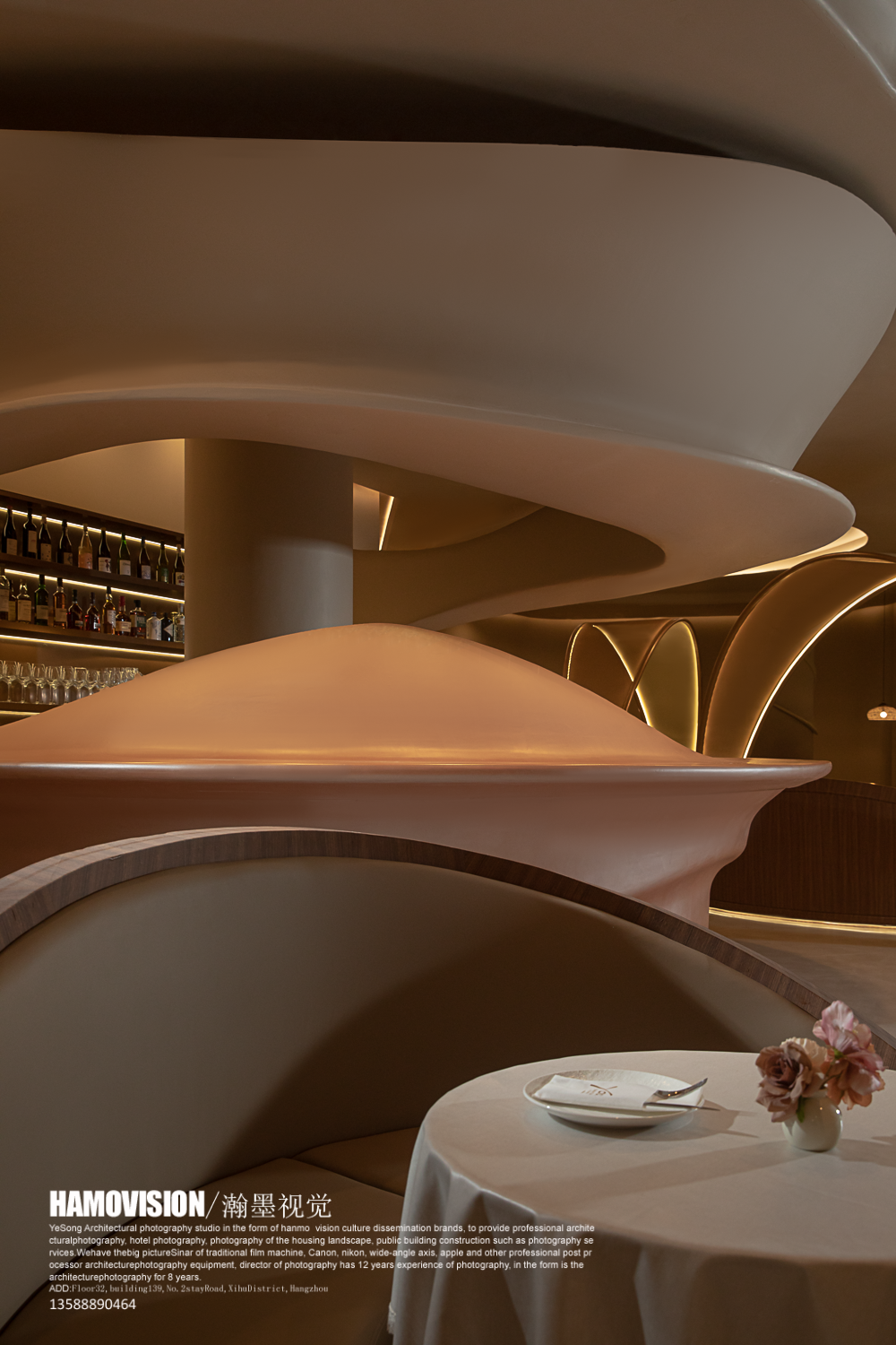 环球首发！×餐厅空间·有家餐厅·壹高|袁杰设计：引自然入室，绘沙海繁花之境-30