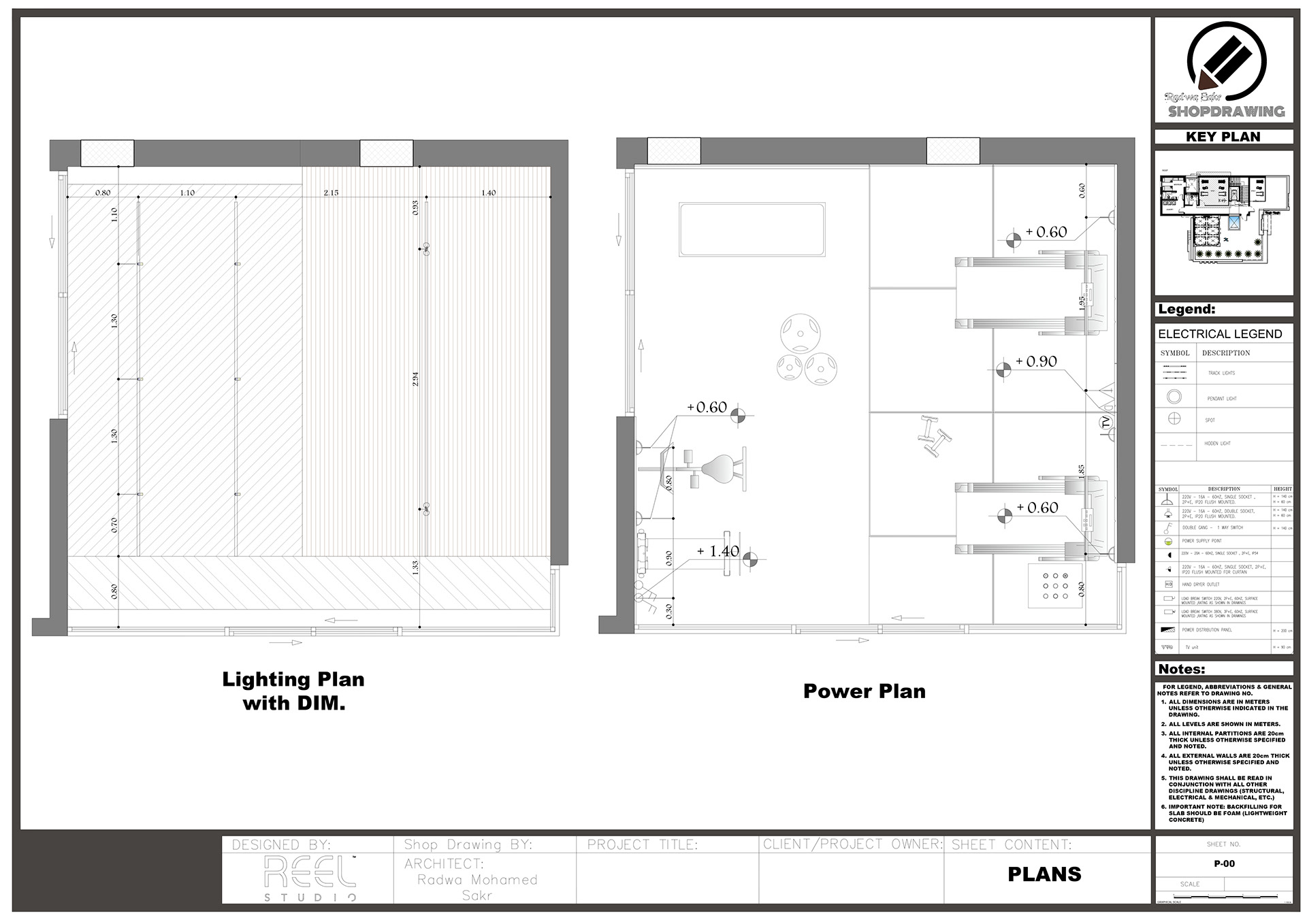 Shop Drawing For GYM-7