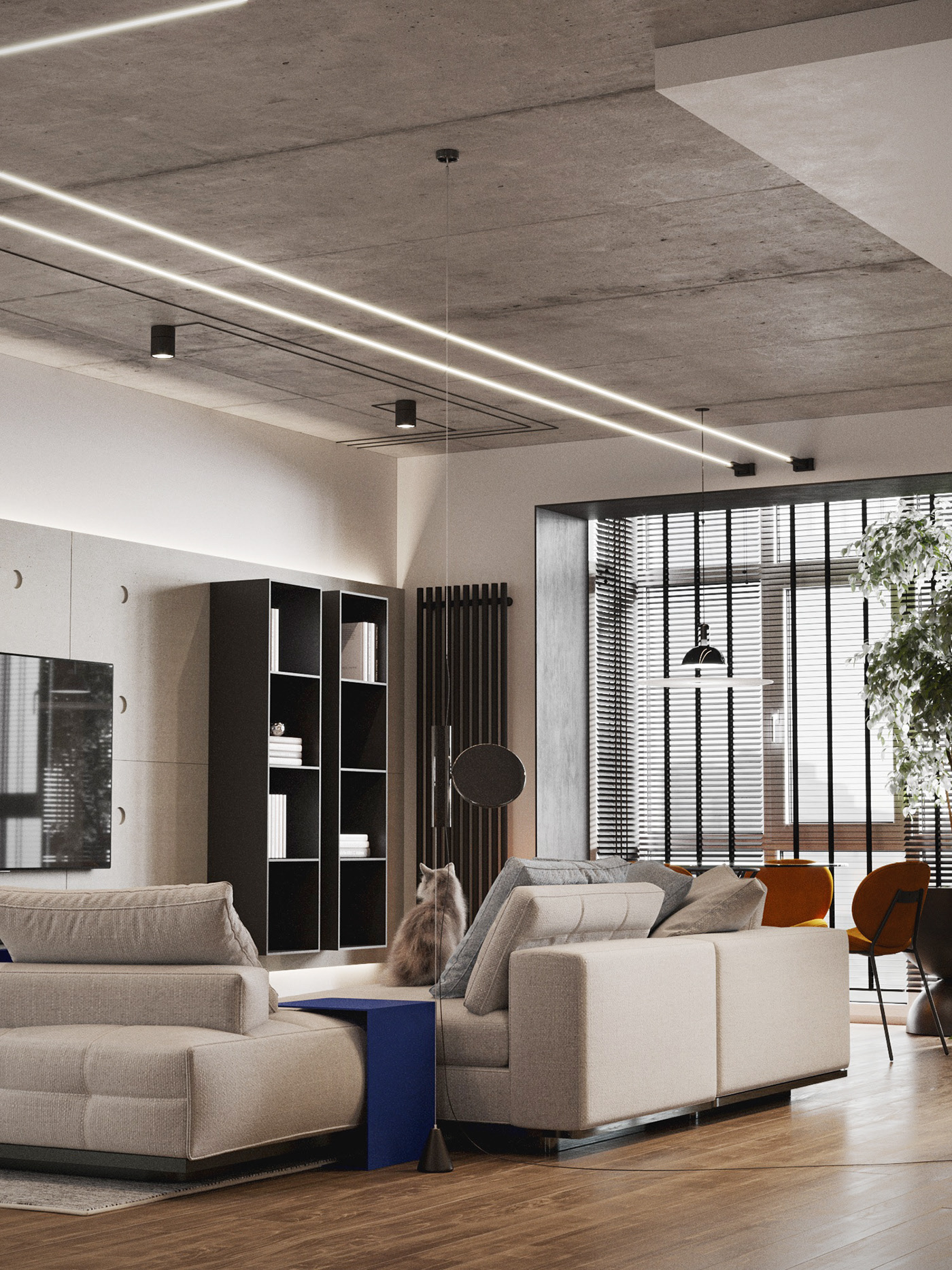 乌克兰 90㎡住宅空间设计-2