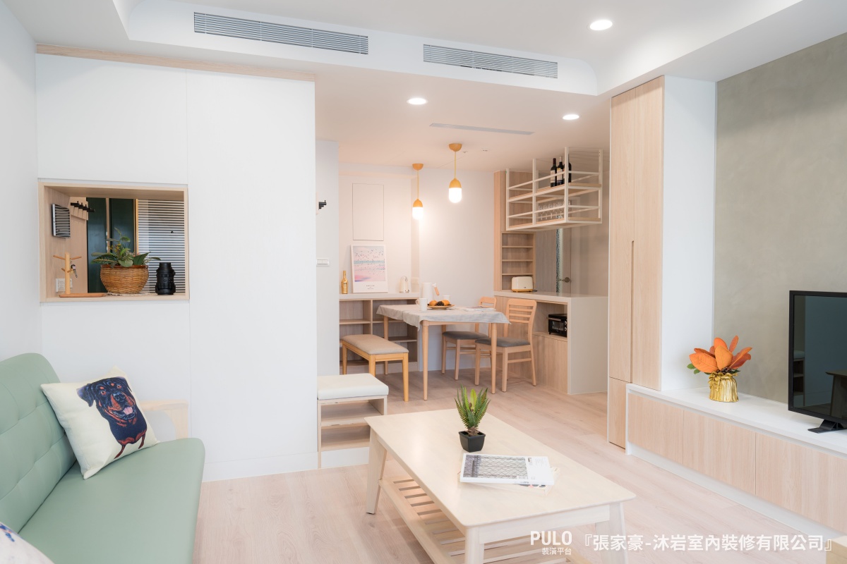 台北27坪北欧风3房中古屋翻新丨中国台北丨沐岩室内装修有限公司-28