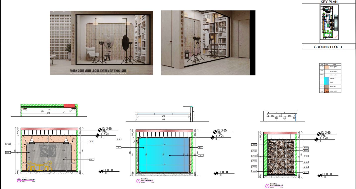 shop drawing for BEAUTY SALON-15