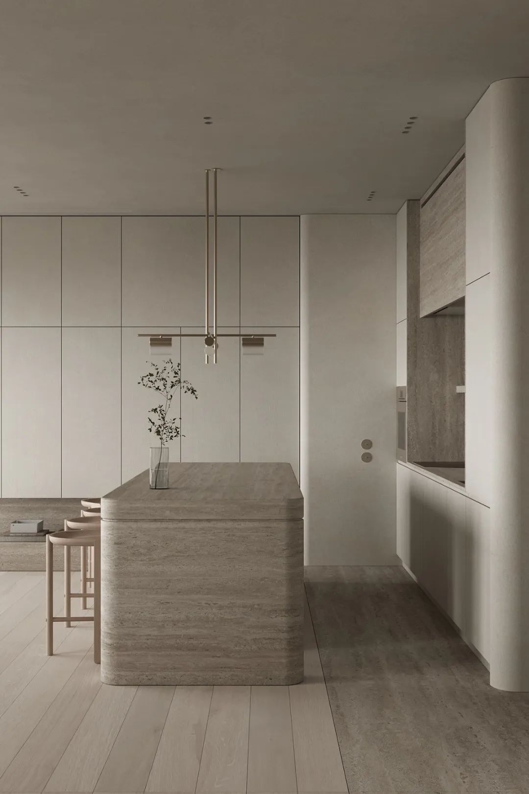 奶油色调温润家居丨Zeworkroom Studio-21