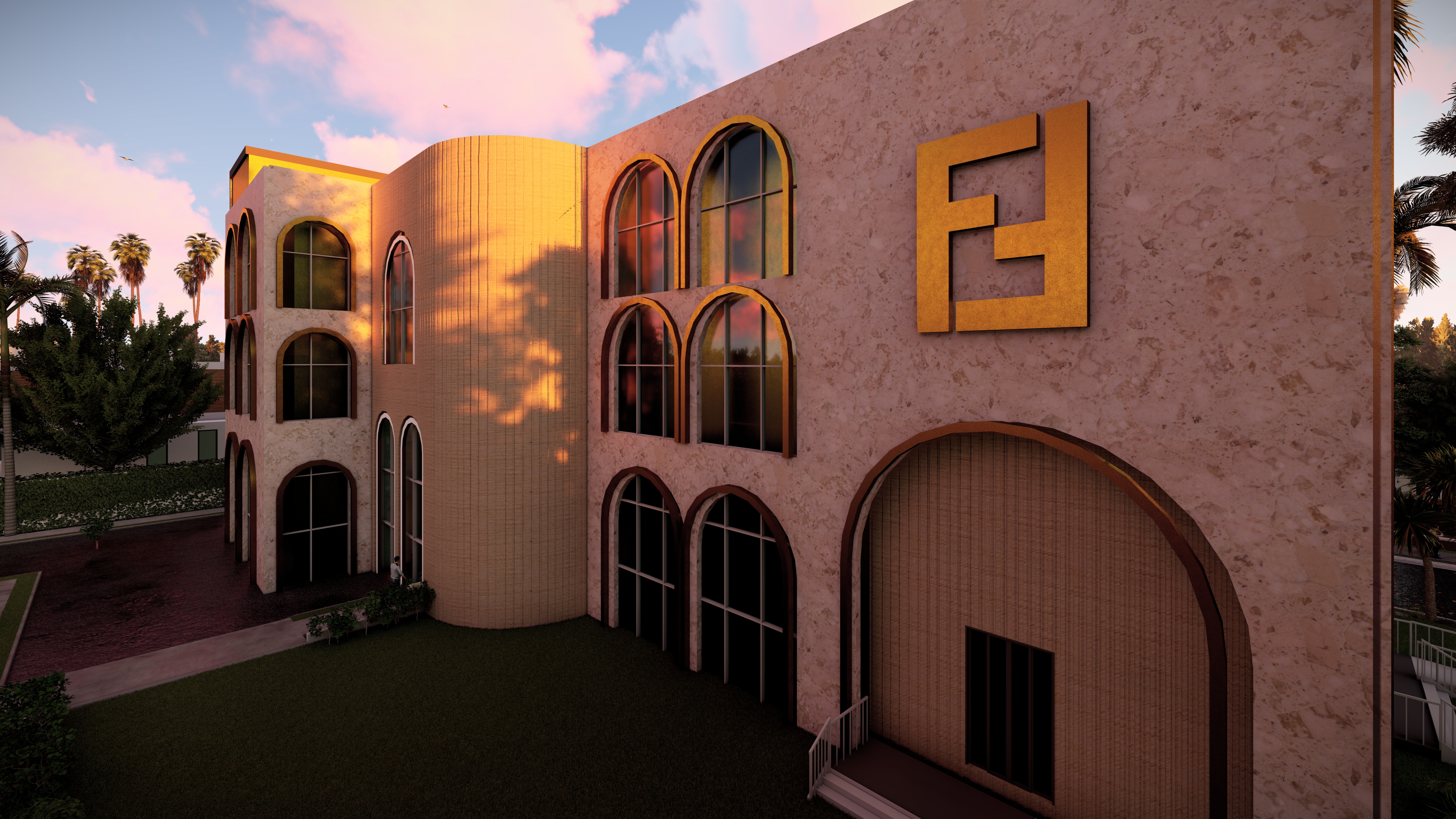 Fendi旗舰店铺设计及技术图纸项目-34