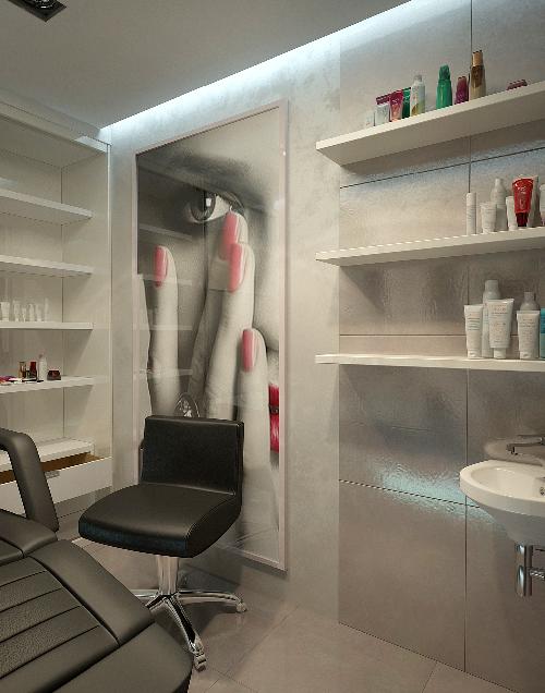 50平米美容沙龙设计项目（现代风格  莫斯科）丨俄罗斯莫斯科-20