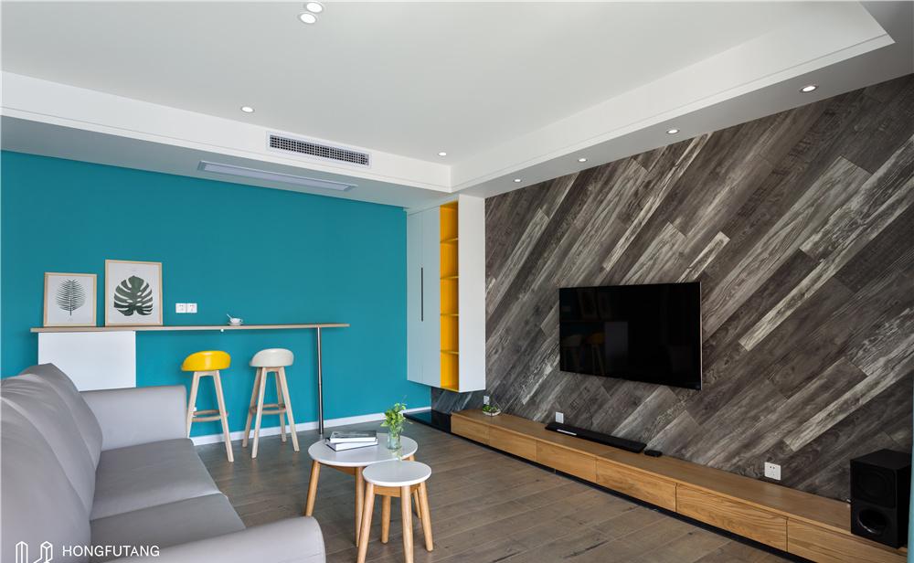 海洋风家庭空间,打造温馨互动生活-4