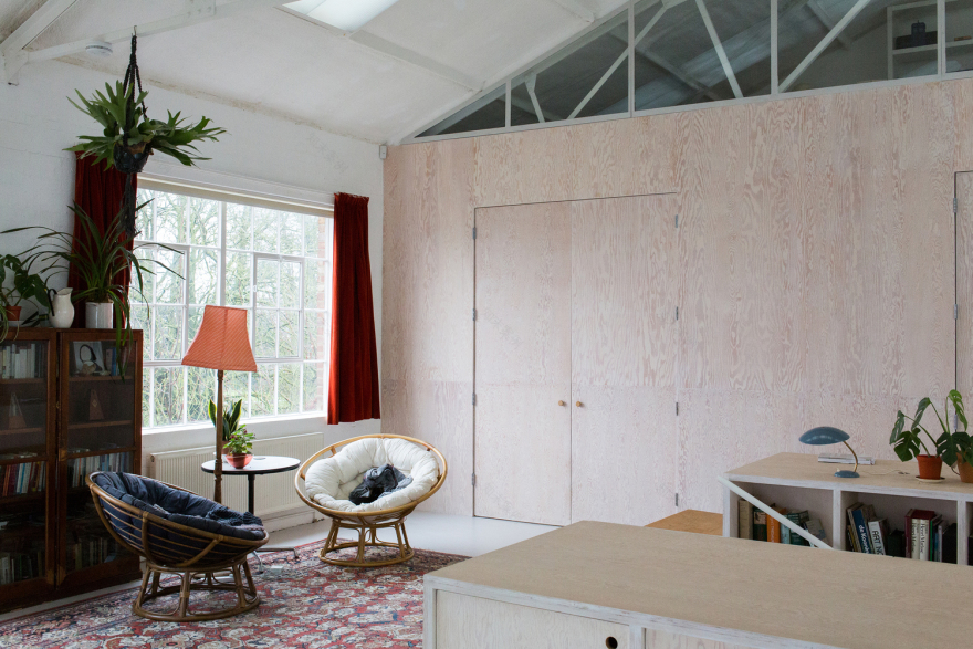 伦敦艺术家工作室住宅,演绎光与空间的对话-17