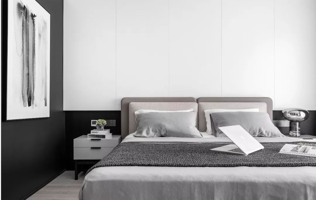缪茹空间设计打造 150㎡黑白默片家居空间，演绎纯粹与高级-30