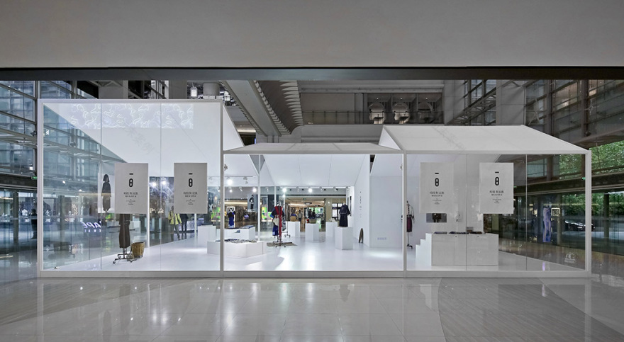 上海新天地时装周展厅设计·双层布艺坡顶的 9 个展示空间-14