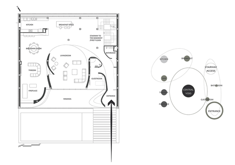 Next Office covers house near Tehran in a curved concrete facade-34