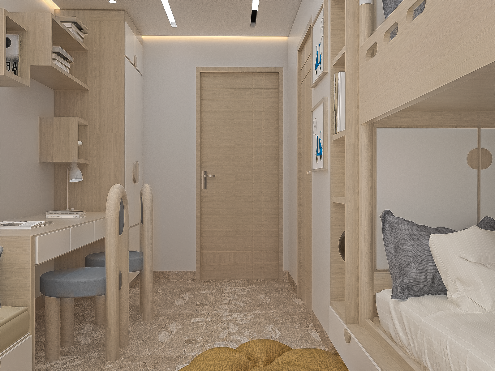 KIDS ROOM + TOILET 设计-2