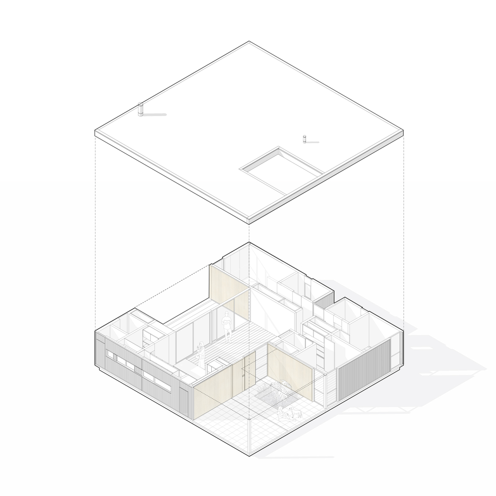 阿根廷 Campana 的现代极简黑立方住宅丨Prisma Arquitectura-11