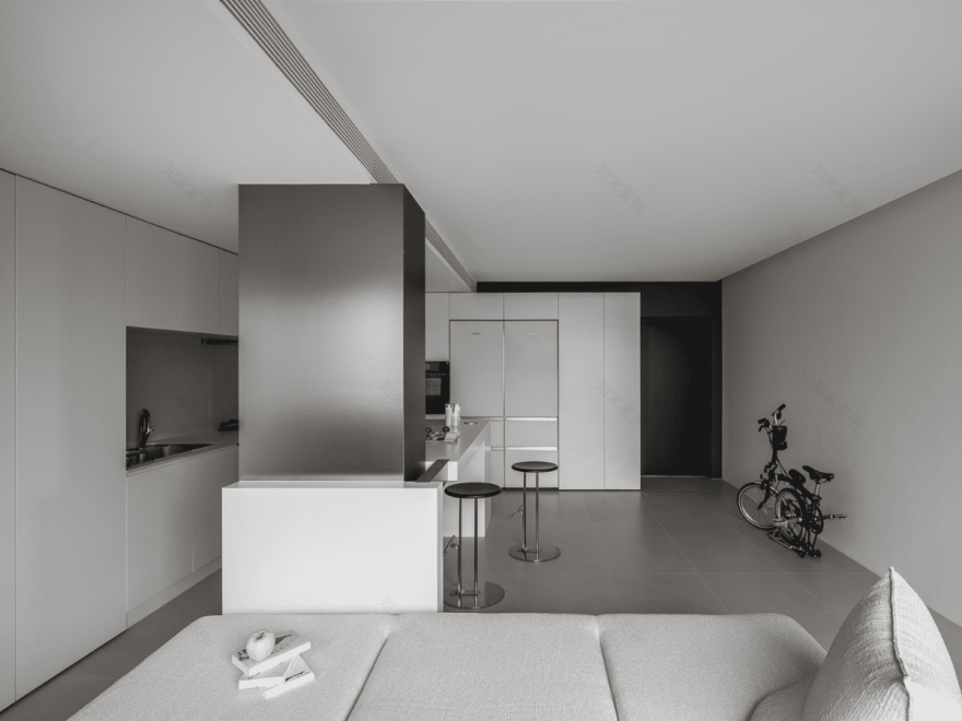 80㎡极简打破常规,重组客卫变出衣帽间,LDK一体布局开阔胜大平层-27