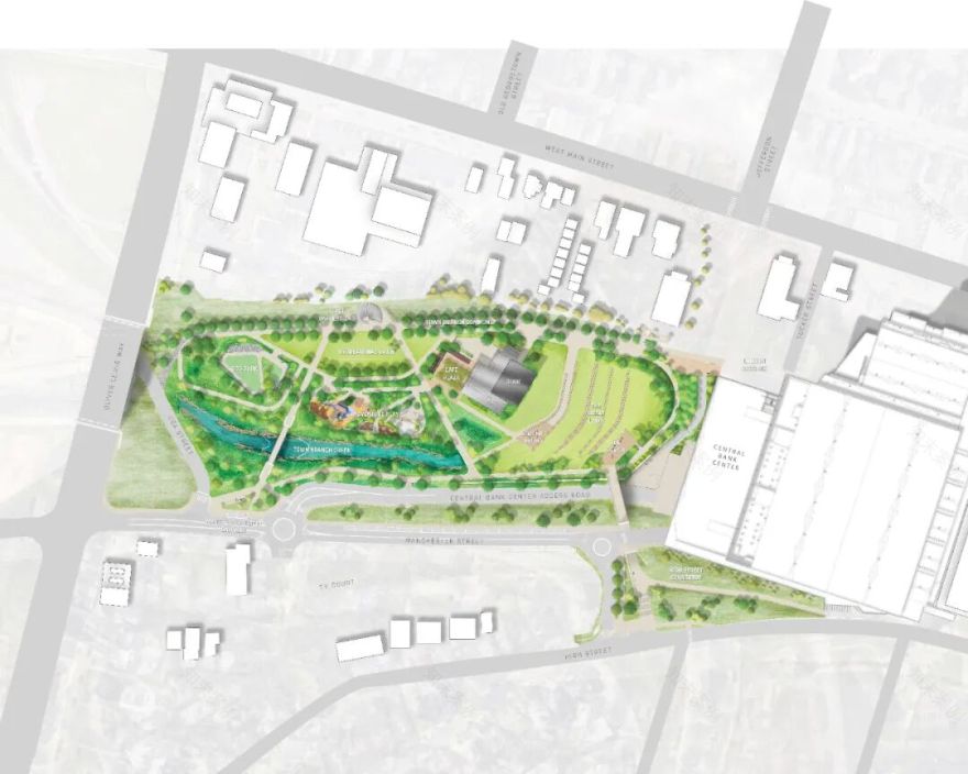 美国肯塔基州列克星敦加顿公园丨美国列克星敦丨Sasaki Associates-11