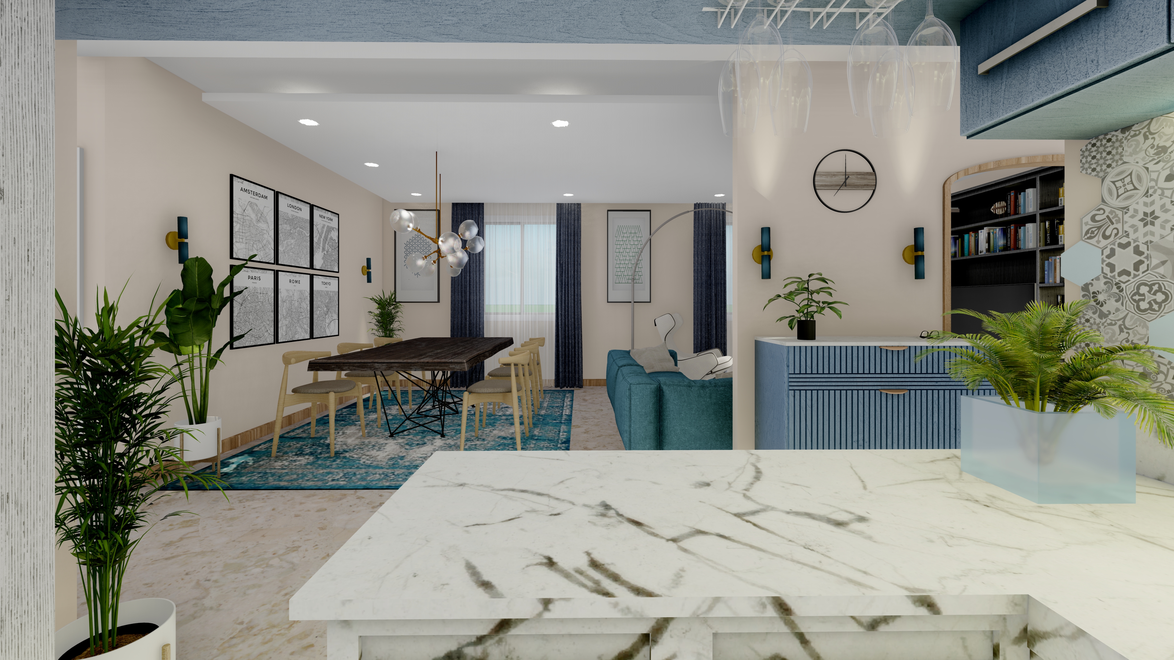 Interior & Landscape Design of A.B.K-5