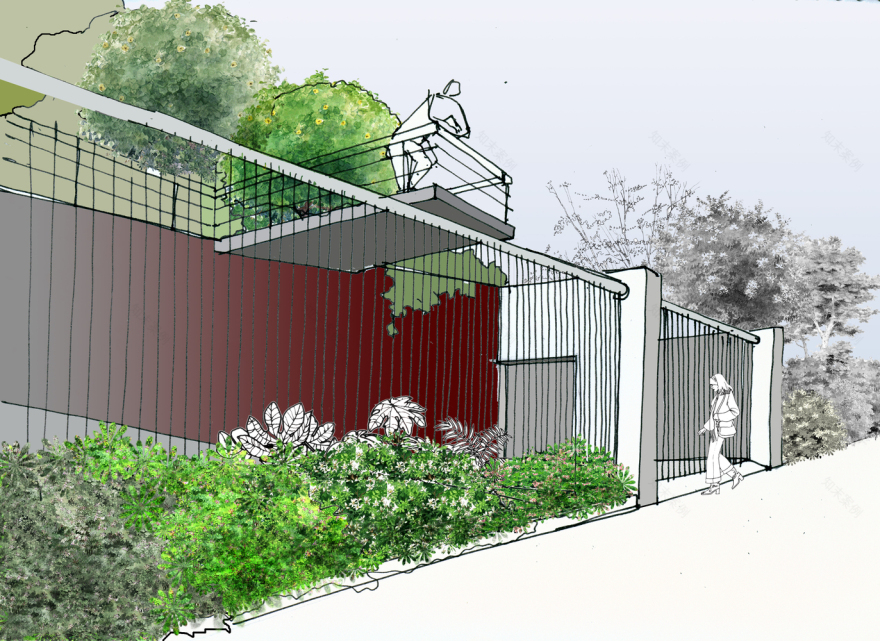 斜屋 · 绿色景观与简约美学的完美融合-86