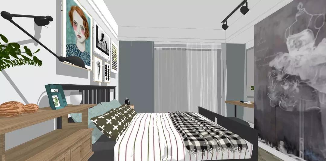 欢乐佳园装饰|| 蓝墙黛瓦,暖意生活北欧风-51