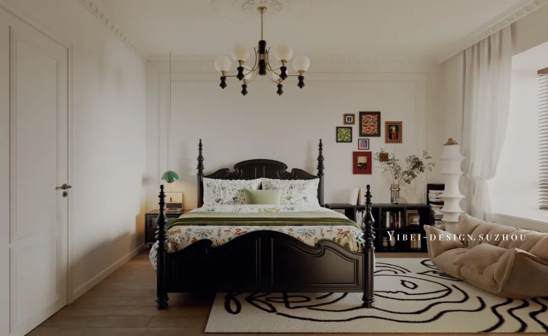 法式浪漫艺术气息居家空间设计丨中国苏州丨YIBEI DESIGN-27