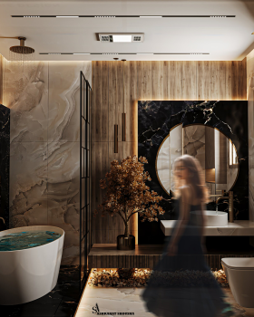 Guest Bathroom Design .