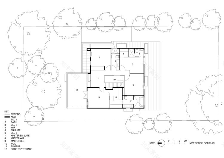 澳大利亚 Doncaster 双砖家庭住宅翻新-25