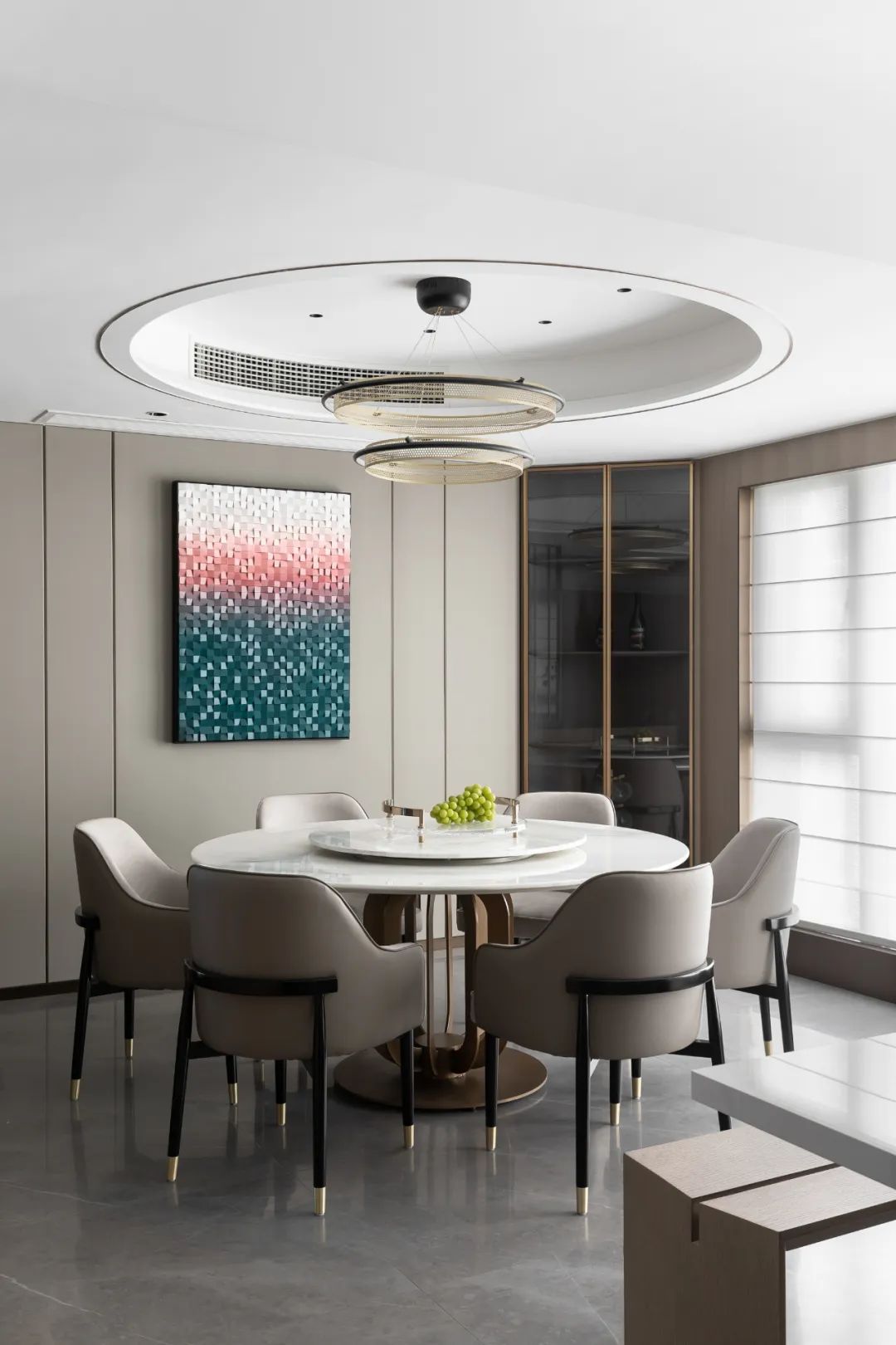 山水国际 · 现代轻奢的宁静家居空间丨中国杭州丨品冠设计-16