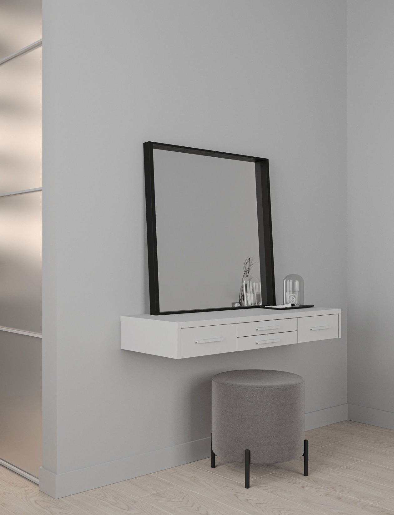 白色系极简风公寓-16