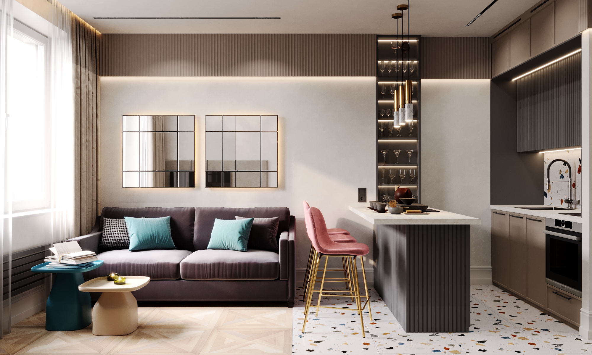 Apartment design (38 square meters)-0
