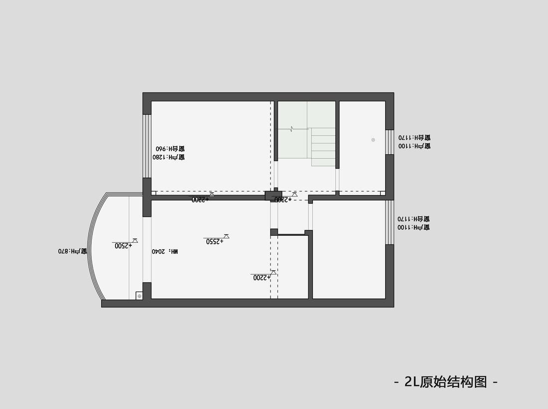 LDK 一体化原木风顶层复式设计-6