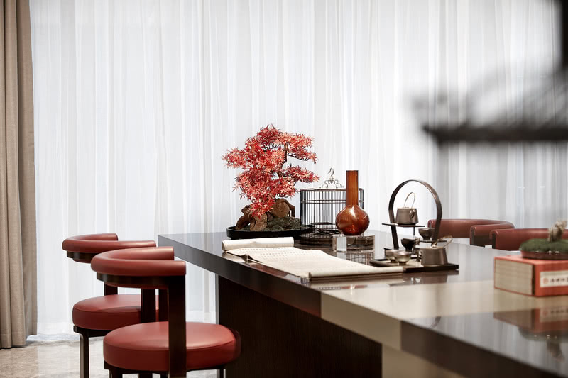 绍兴港龙·铂樾府售楼处 | 现代与古典的完美融合-17