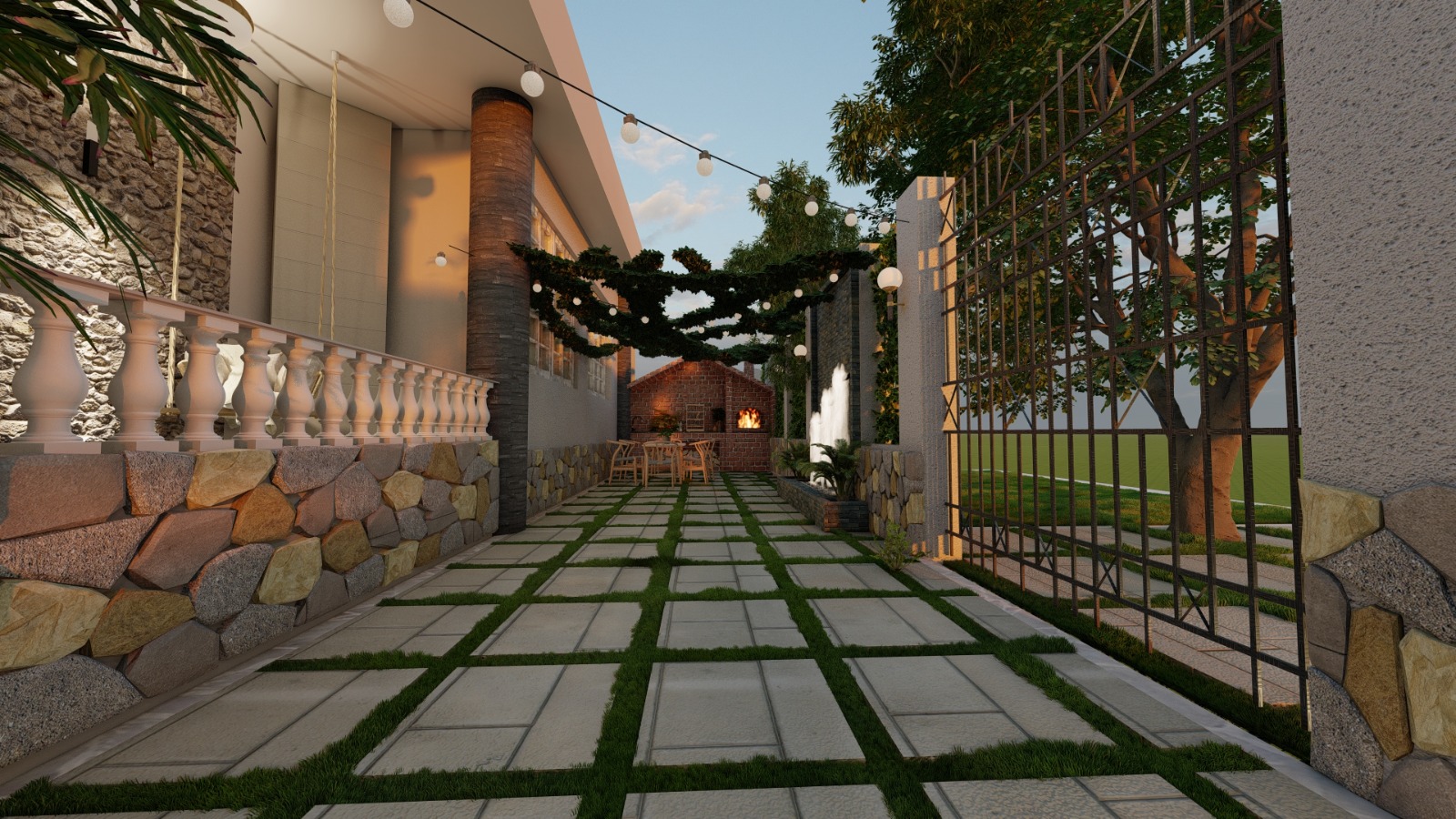 El Shorouk City私人别墅花园设计丨Cordoba Engineering & Construction-19