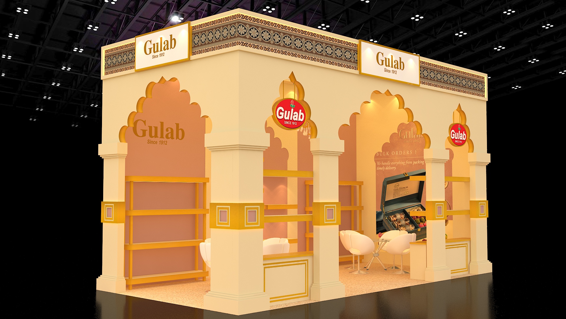 2 Side Open Exhibition Stall-0