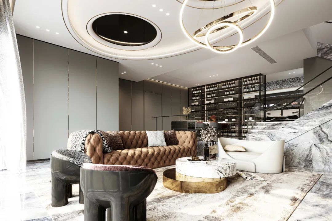 成都牧马山蔚蓝卡地亚 600㎡独栋空间设计-36