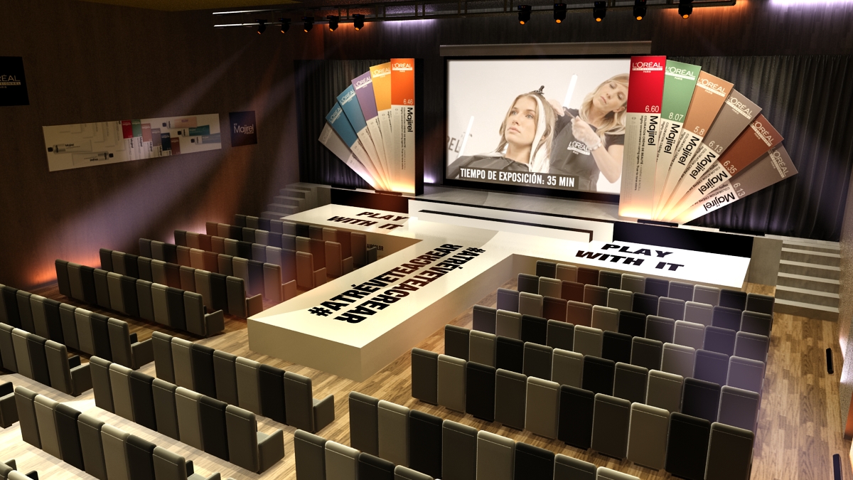 欧莱雅美奇丝染发展示厅丨L´oréal-21