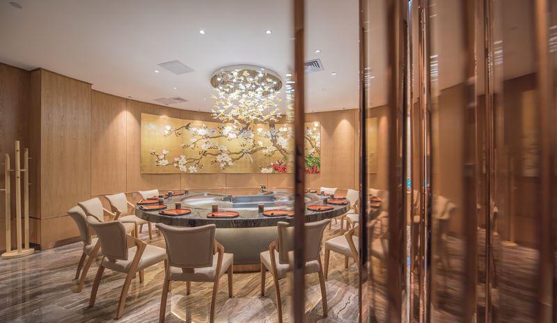 山叶料理珠江新城店——日式古风与西方元素交融的禅意空间-14