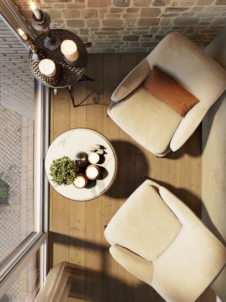 Cozy country城市公寓室内设计丨乌克兰基辅-34