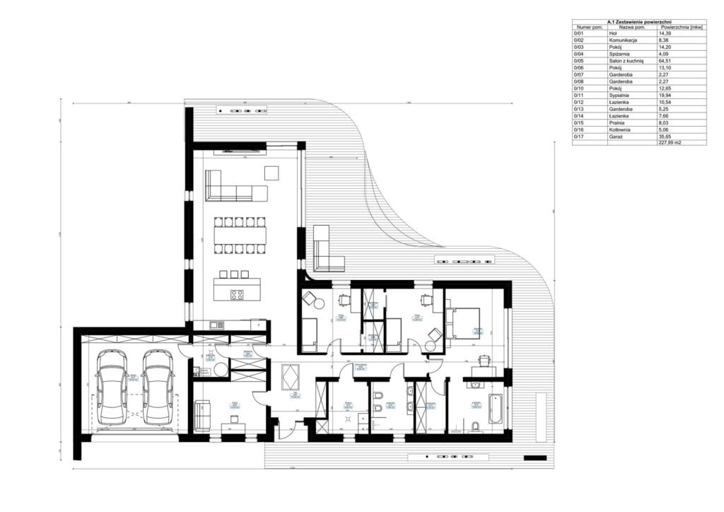形似钢琴的平屋顶一层住宅-16