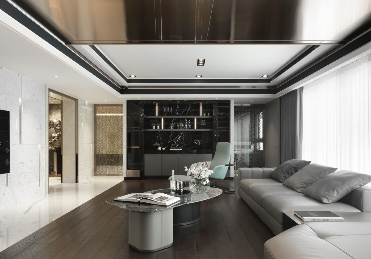 香槟色的典雅妆容  欣磐石设计-1